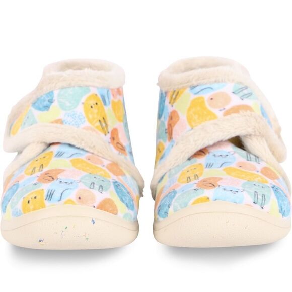 GIOSEPPO Funny Animals Velcro Strap Slippers in White - Picture 2 of 4